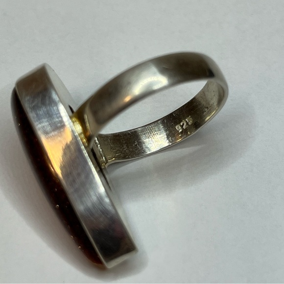 Sparkling Sandstone Gemstone Ring in 925 Silver - Picture 10 of 12